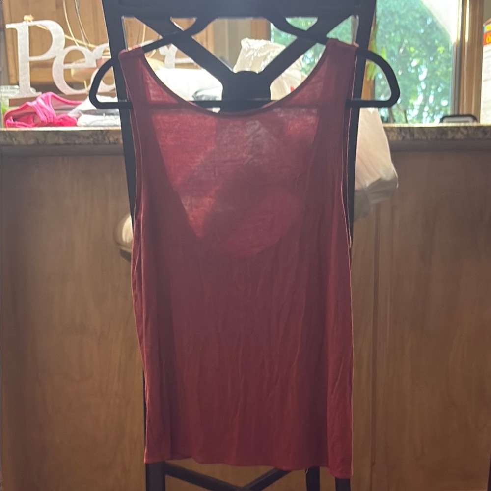 ZYIA Red Tank Top with Racerback Design
